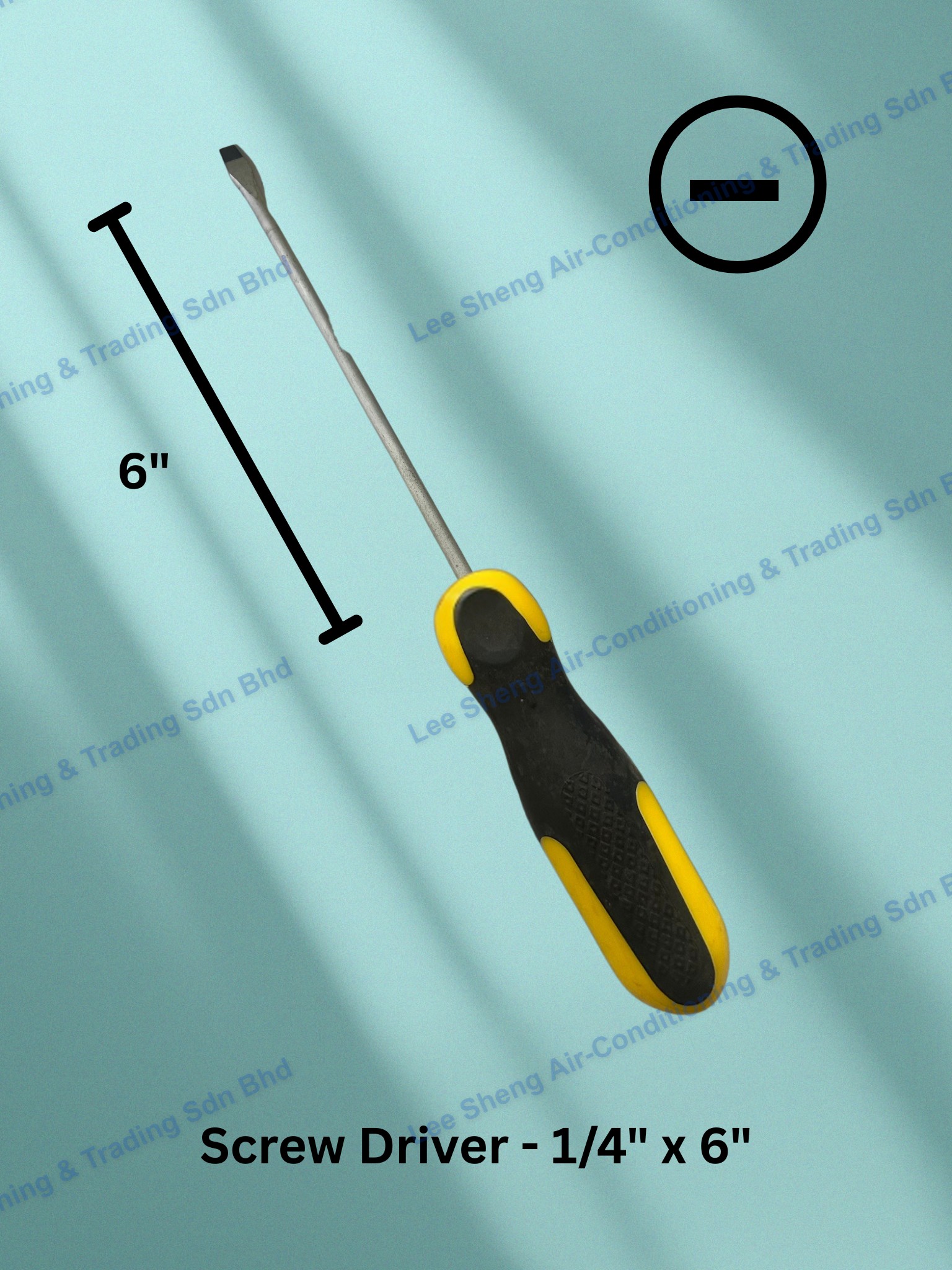 E14-Screw Driver (-) 1/4 x 6”
