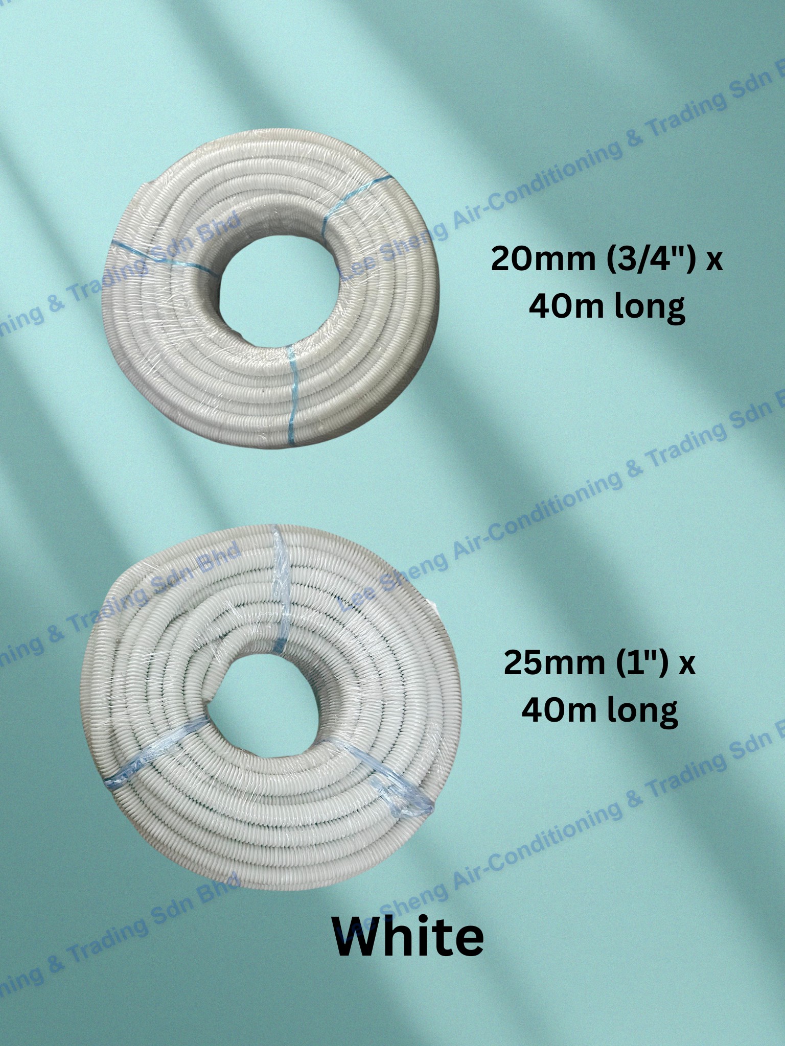 D46-1-PVC Flexible (White) 20mm