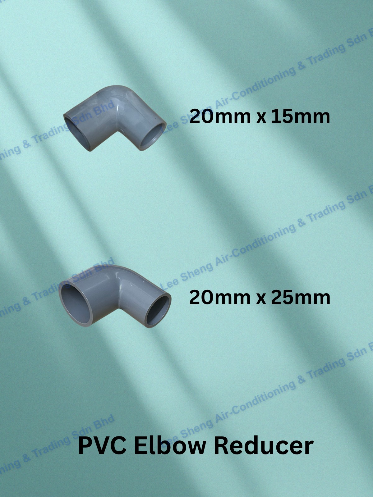 D50-1-PVC Elbow Reducer 20mm x 15mm