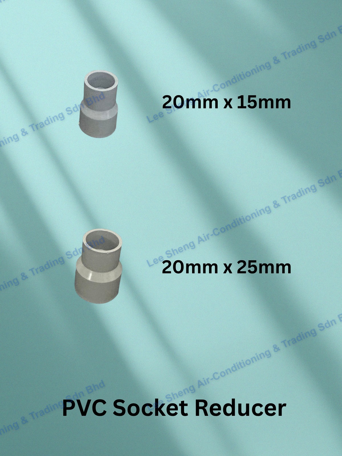 D52-1-PVC Socket Reducer 20mm x 15mm