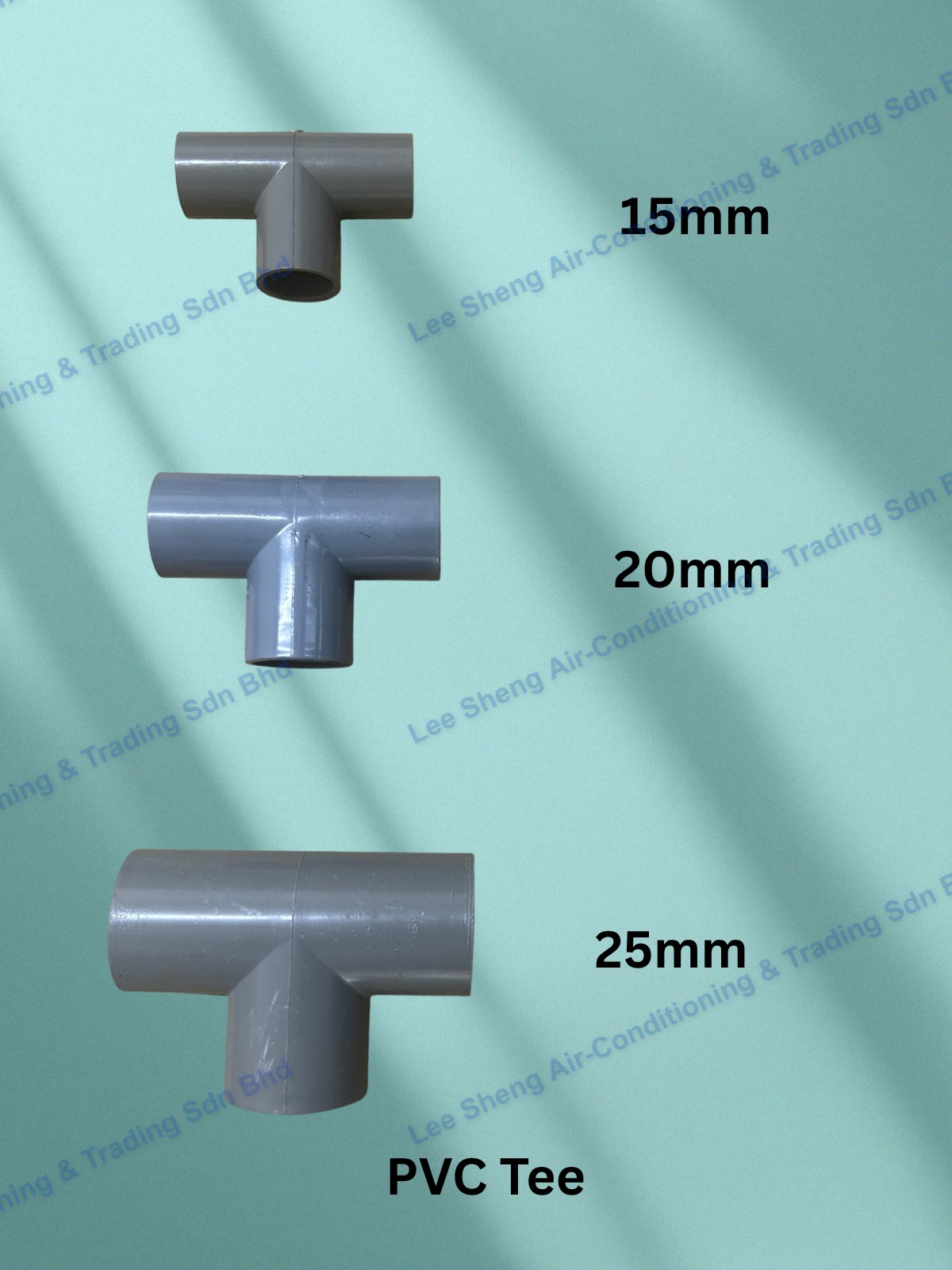 D58-1-PVC Tee 15mm