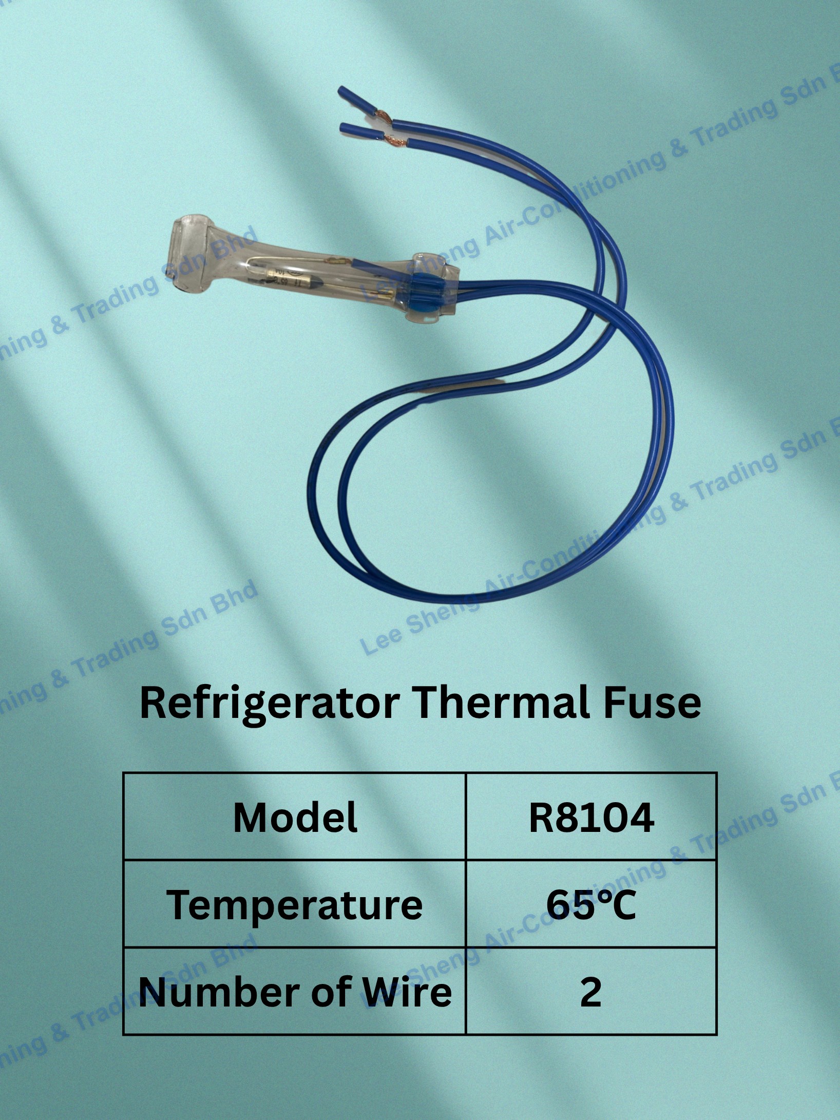 Thermal Fuse R8104 65°C (2 Wire)