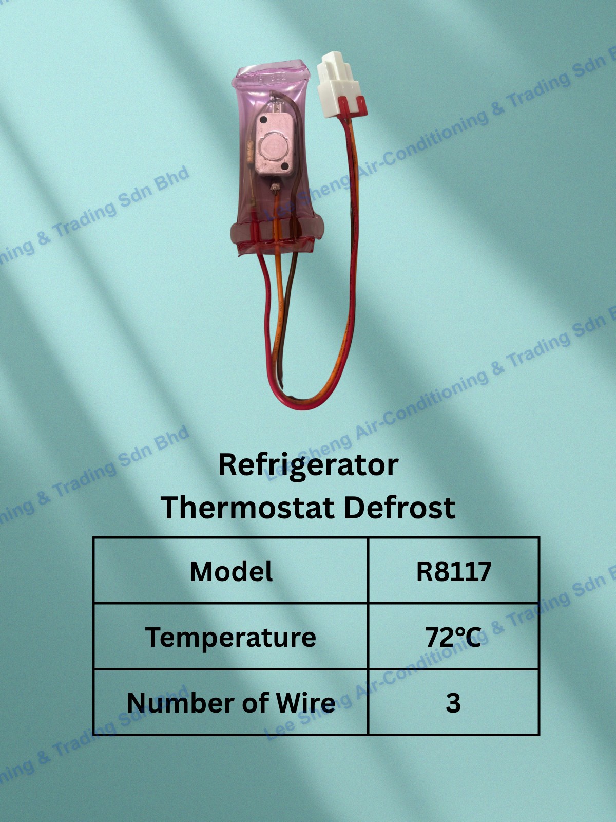 Thermostat Defrost R8117 72 °C (3 Wire)