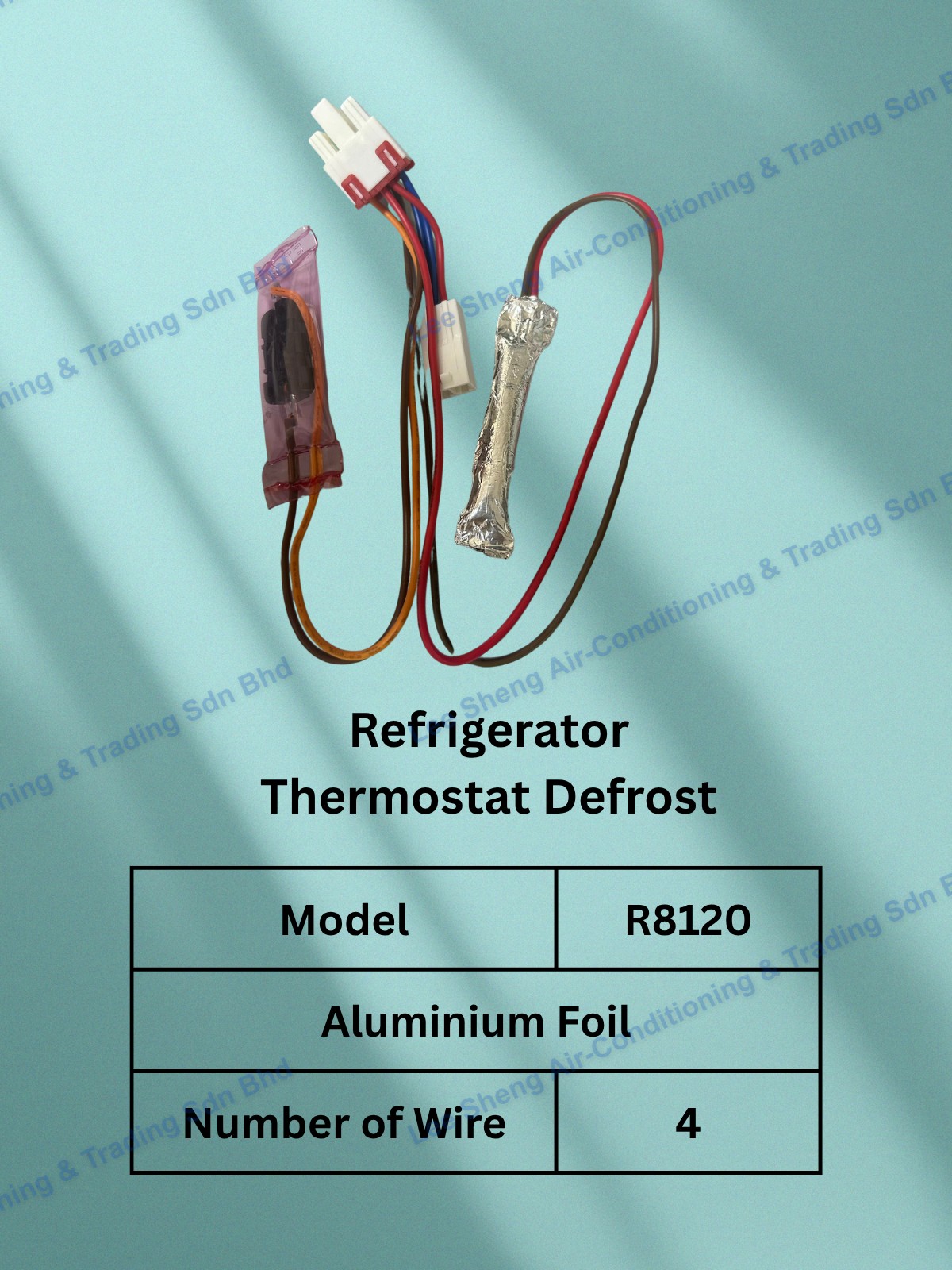 Thermostat Defrost Aluminium Foil R8120 (4 Wire)