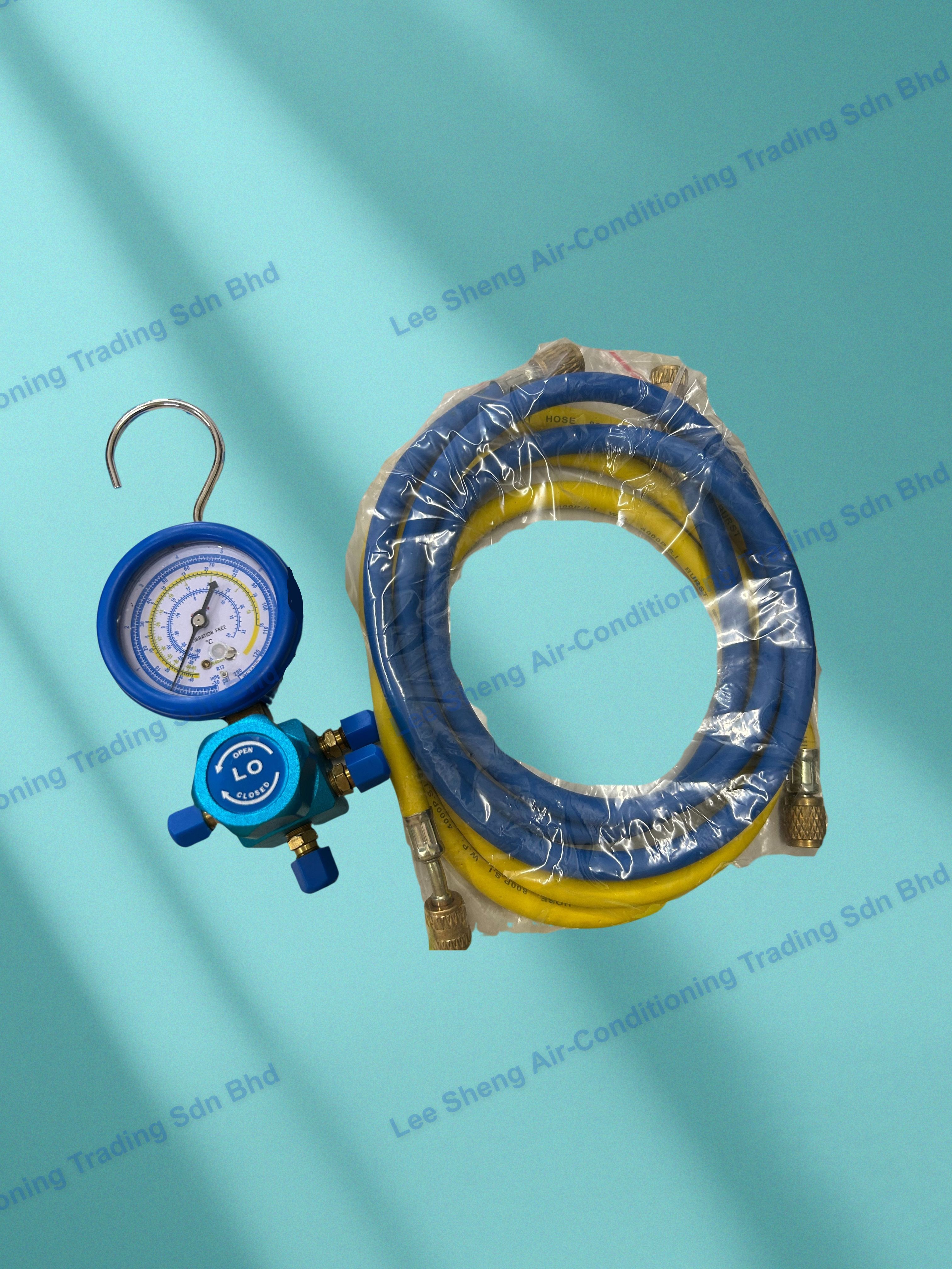 I5-Manifold Gauge Set Single Aluminium Low 1006-R22-B